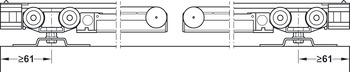 推拉门配件, Slido D-Line11 50P –  120P,不含轨道