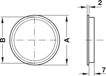 ventilation trims, Plastic, extremely fine mesh