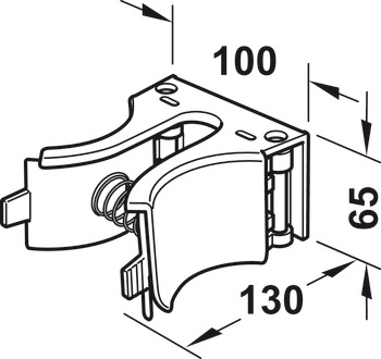 Boot hanger, For screw fixing