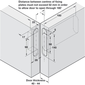 Concealed jamb door closer, EN 3