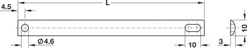 Locking mechanism, For Häfele Variant-S/-S+ and Matrix Box P