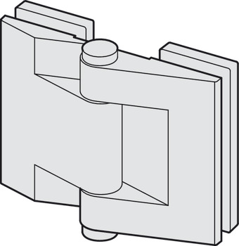 Set components, Häfele Slido W-Fold872 55S