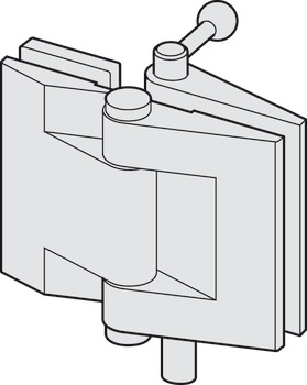 Set components, Häfele Slido W-Fold872 55S