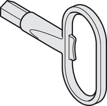 Hexagon socket key, For floor spring