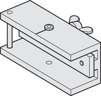 Template, for support profile drill hole