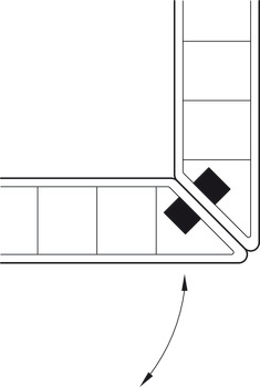 Magnetic catch, pull 2.0 kg, for installation under the veneer