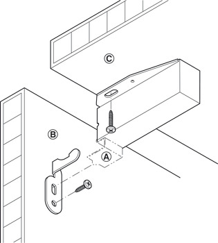 Counterpiece, for Tutch-Latch spring catch