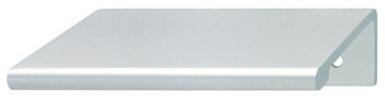 Furniture handle, Edge pull handle, aluminium