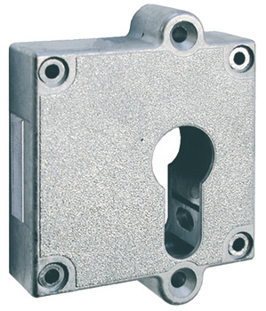 Deadbolt rim lock, PZ 60, backset 25 mm and 40 mm
