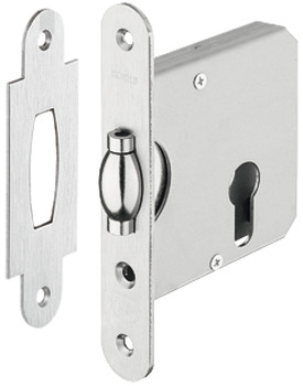 Lock for double action doors, For double action doors