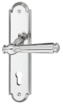Door handle set, brass, Jatec, Sanssouci S 949/990