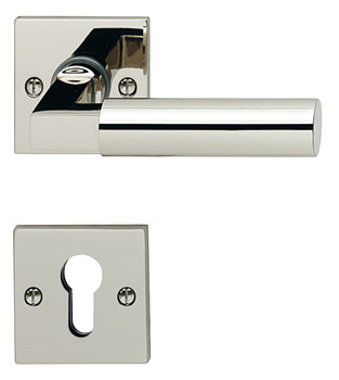 Door handle set, brass, Jatec, Bauhaus R 402/963